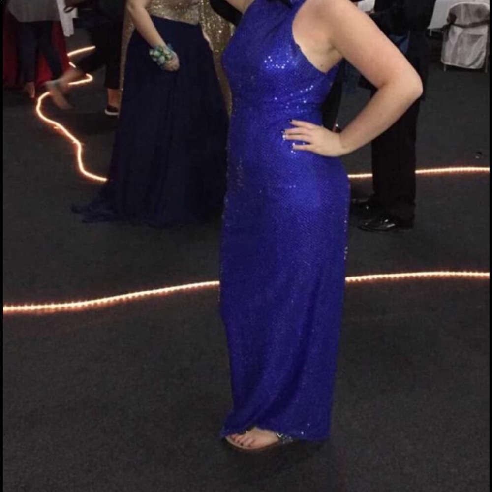 Sequin Blue Dress